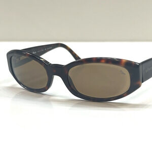 REVO Sunglasses Plastic Full Frame Tortoise Polarized 53-19-135 Italy Scratches